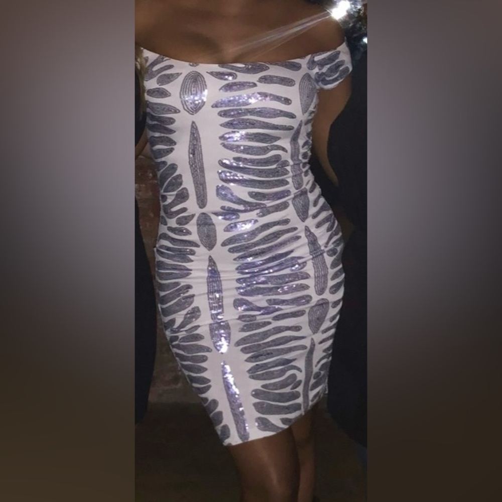 Stunning off the shoulder dress